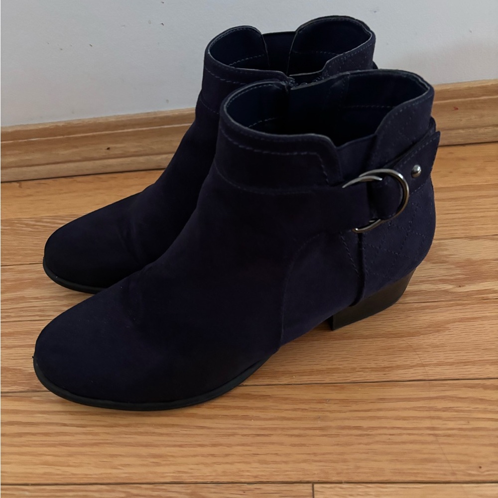 Women's Navy Ankle Boots